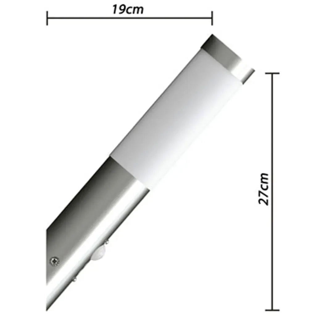 Lampioncini moderni in acciaio inox, sensore di movimento,2 cod mxl 68519