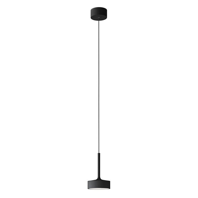 Hole Sospensione Nero/Nero LED 13W 38° IP20 3000K CRI90 - Lampada a sospensione potente in alluminio per interni - Rossini Group