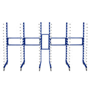 Carrello per Asciugatura Vernici a Spruzzo Combinato x 3 con 4 ruote resistenti 375 kg di capacità