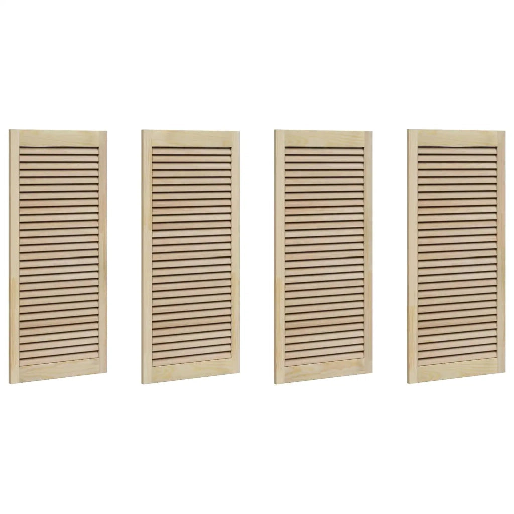 Porta per Armadio con porta 4 pcs Naturale 49,5 x 2,1 x 110 cm