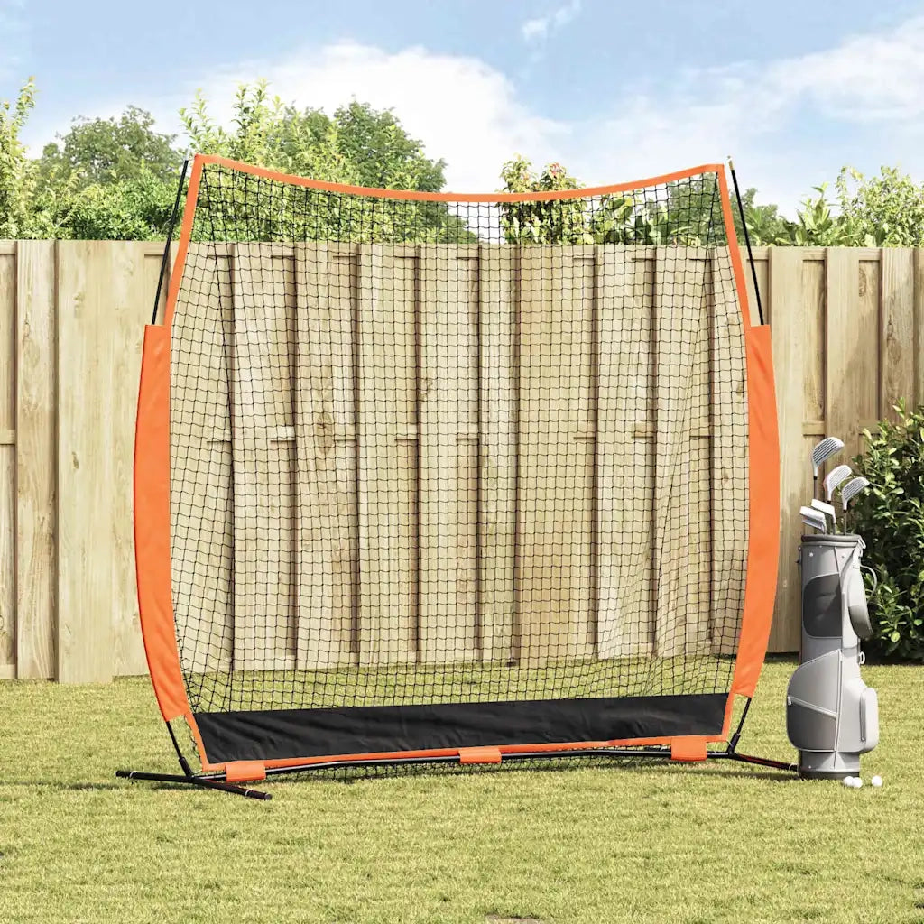 vidaXL Strumenti di allenamento per golf Nero 213 x 213 cm Poliestere