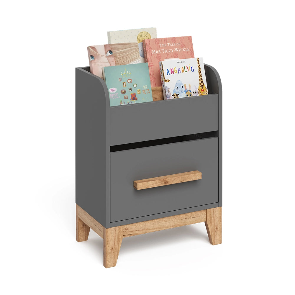Vitalispa Libreria Grigio 55 x 70 cm con cassetto