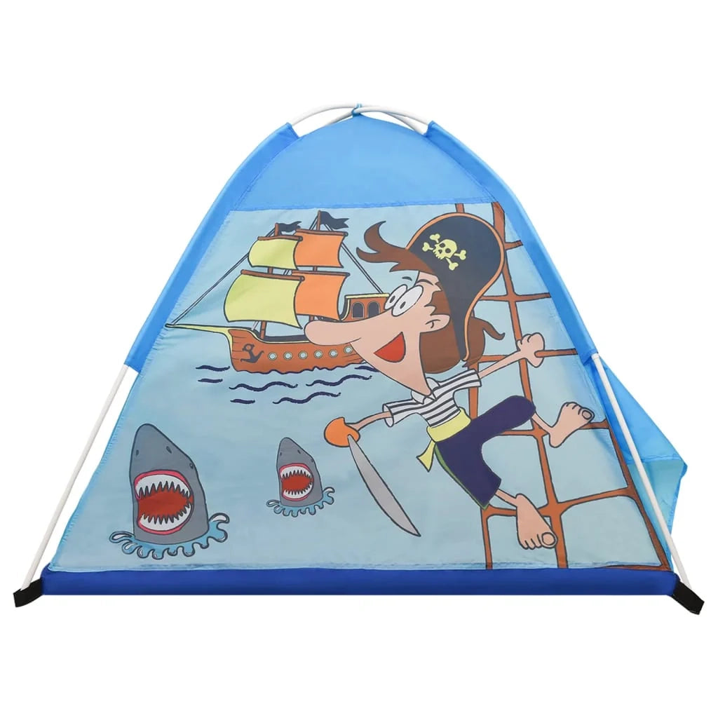 Tenda da gioco per bambini 120 x 120 x 90 cm blu 02_0005199
