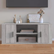 Mobile TV-Credenza TV-Console TV Grigio Sonoma 100x35x40 cm in Legno Multistrato 229873