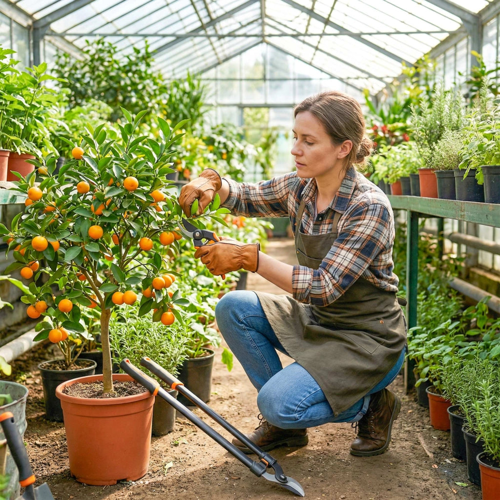 Set da Giardinaggio 2 Pezzi con Troncarami e Cesoie, con Impugnatura Morbida e Blocco di Sicurezza