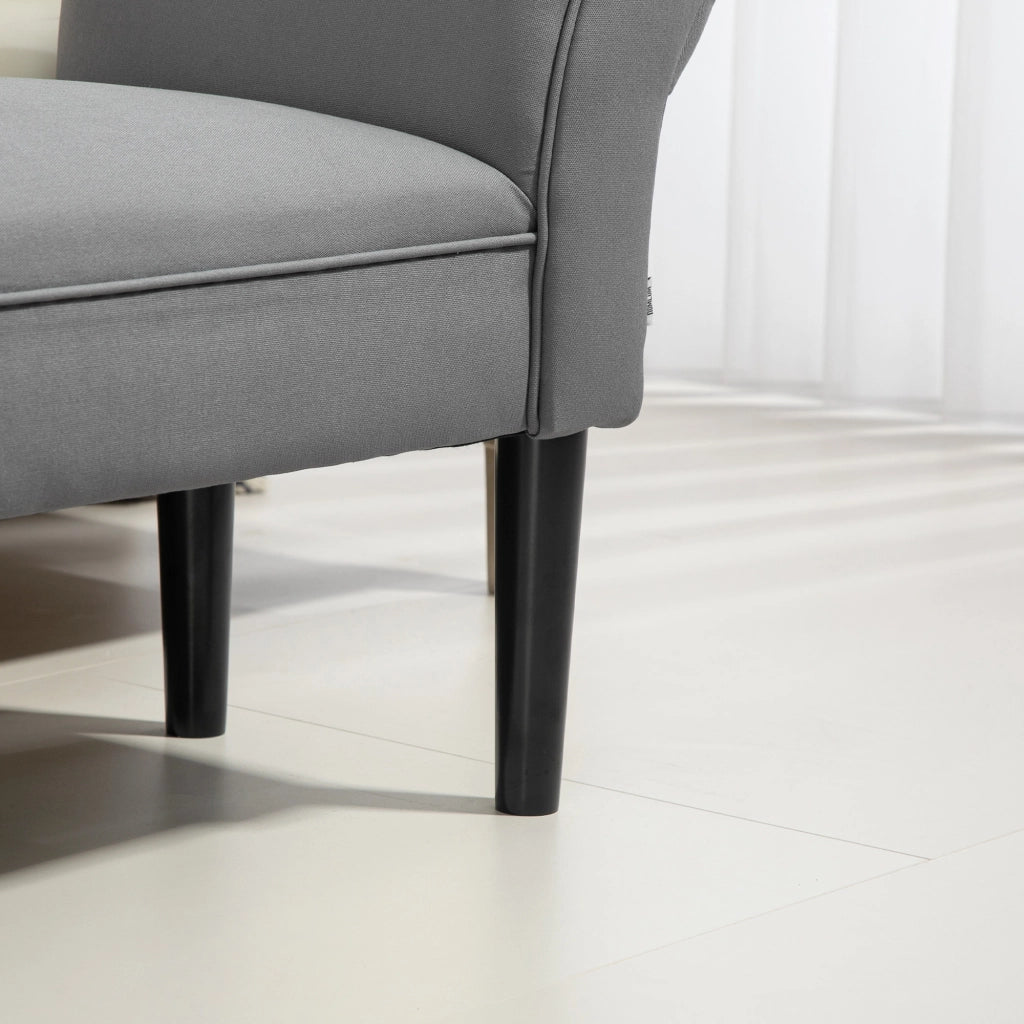 PANCA Imbottita 102 x 36 x 51 cm Grigio scuro MDF