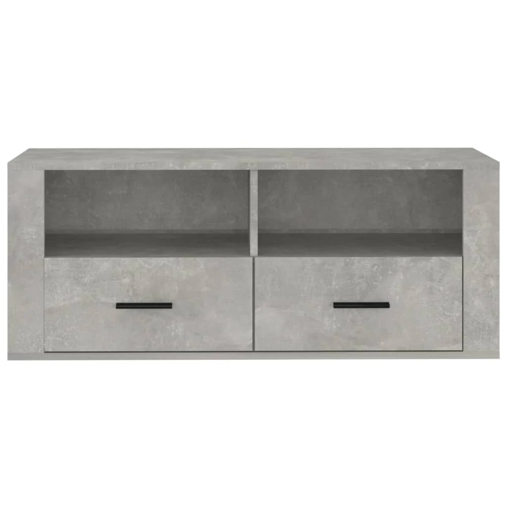 Mobile TV multimediale mensola TV credenza TV sala da pranzo soggiorno camera da letto 100 x 35 x 40 cm legno ingegnerizzato grigio 02_0025493