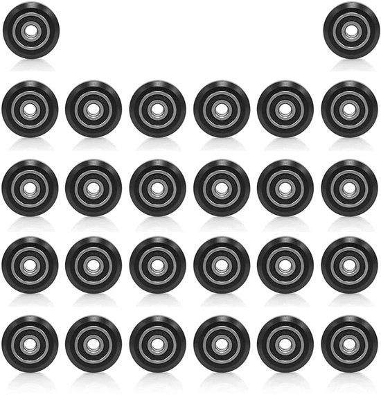 Isolanti contro la polvere - 3D printer - Materiale POM-poliformaldeide di alta qualità - 26 pezzi - Bassa attrito - Adatto per Creality End