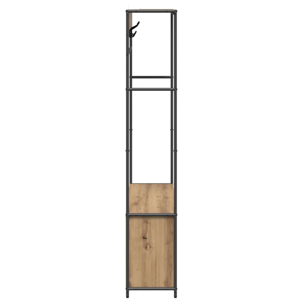 Appendiabiti con panca per scarpe Rovere Artigianale 8012037