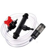 Iniettore di sostanza per irrigazione compattabile - Apparecchio di irrigazione - Venturi - Tubo di irrigazione con controllo del flusso - Iniettore chimico - Lunghezza 228 cm - Sistema di irrigazione