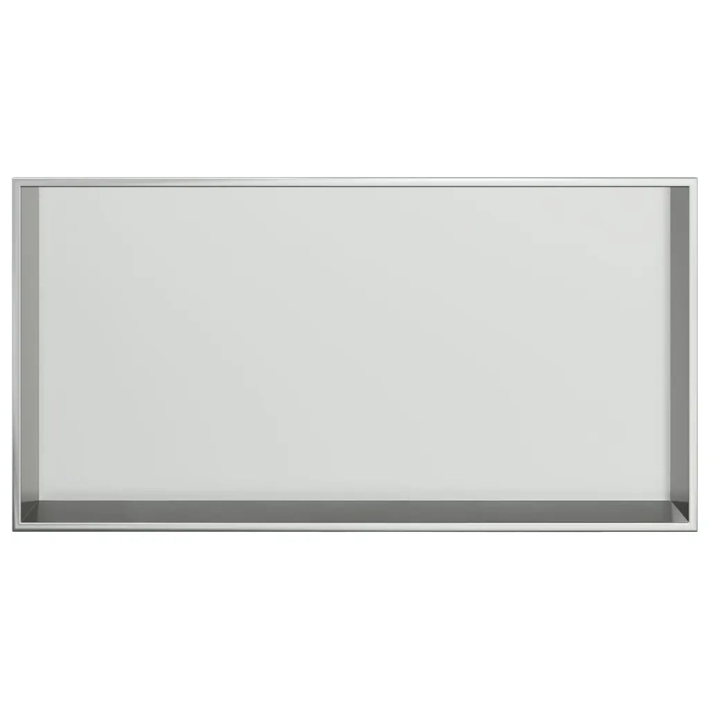 Nicchia per Doccia Argento Spazzolato 62x32x9cm in Acciaio Inox 4005128