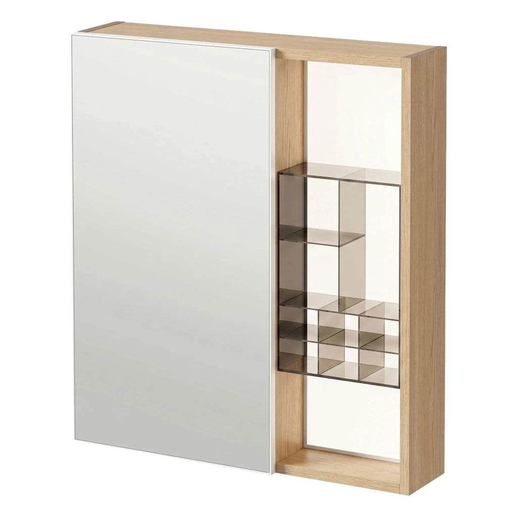 Set Di Mobili Da Bagno Con Lavabo Sora De07-70 Oak 70cm