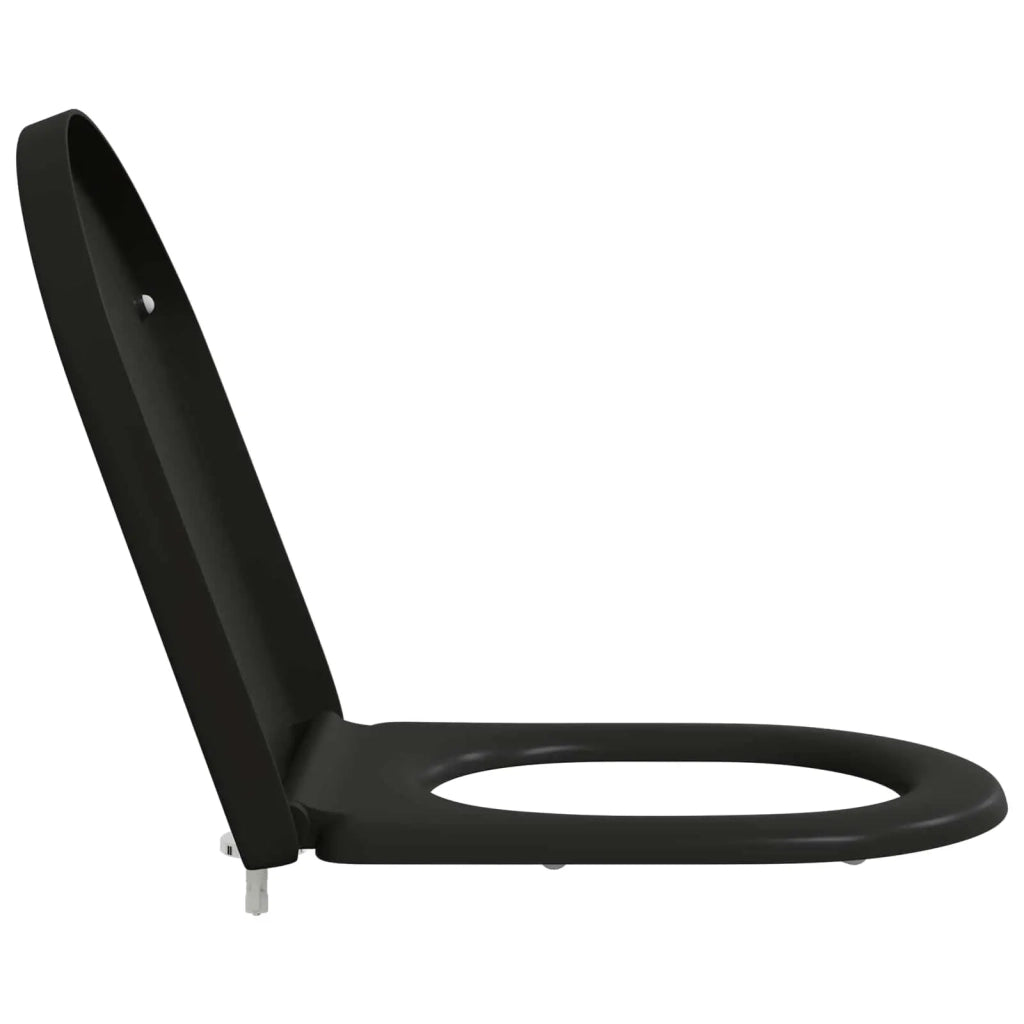 Sedile del WC Nero 49 x 36 x 4 cm Duroplast CFW5861699