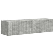 Mobile TV da parete 2 pz | Armadietto TV | Mobile Porta TV Calcestruzzo 60 x 31 x 29,5 cm