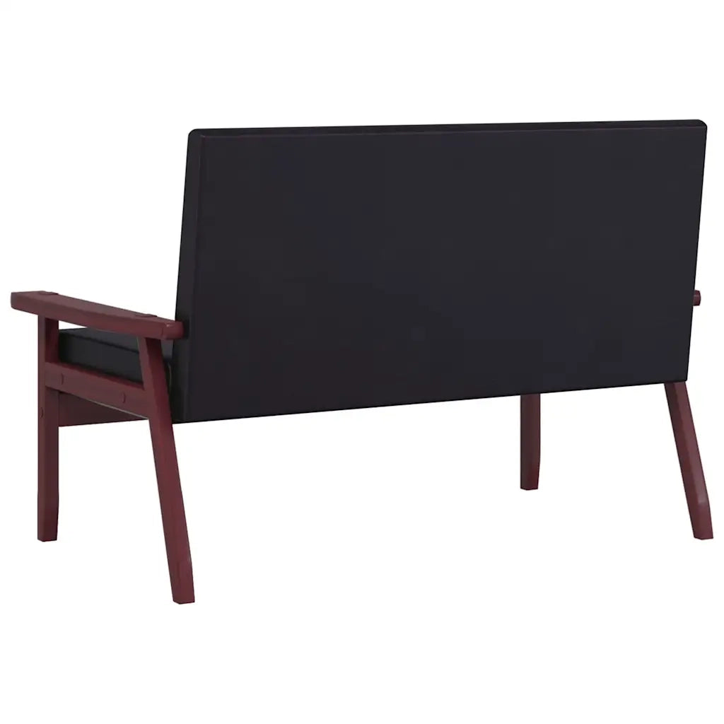 Set di Divani 2 pz Nero in Similpelle cod mxl 13768