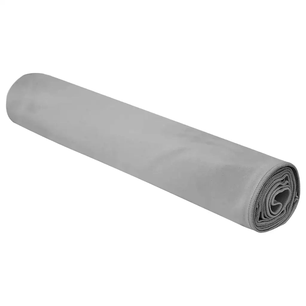 Asciugamani Sportivi 2 pz | Teli per bagno Grigio scuro 90 x 180 cm
