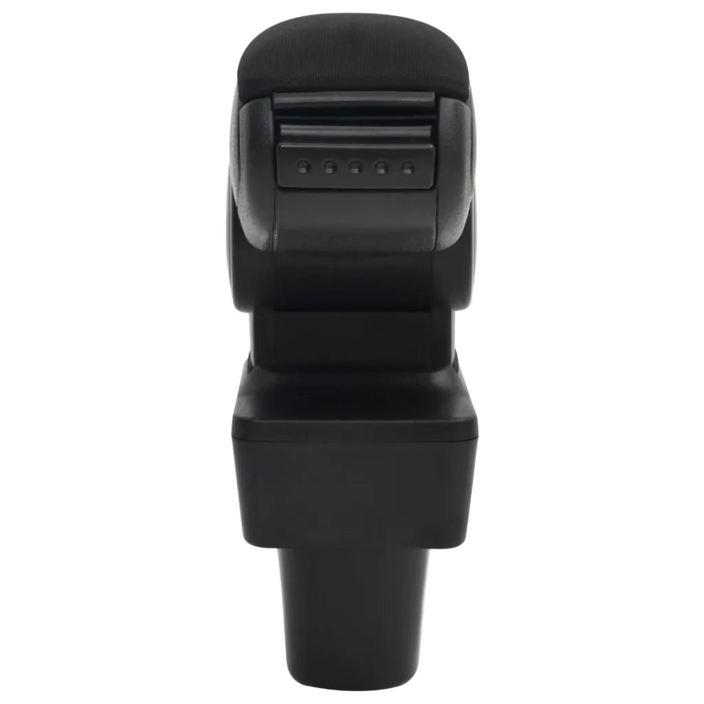 Bracciolo per Auto Nero 12x36x(33,5-48) cm in ABS CFW5019035