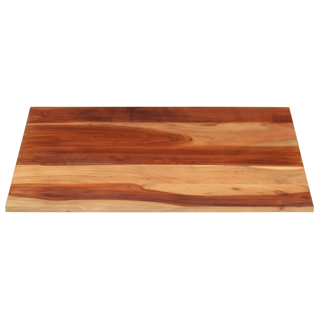 Piano Tavolo in Legno Massello di Acacia 15-16 mm 60x70 cm 285978