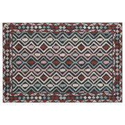 Tappeto moderno con motivo geometrico tribale 160 x 230 cm multicolore camera da letto salotto