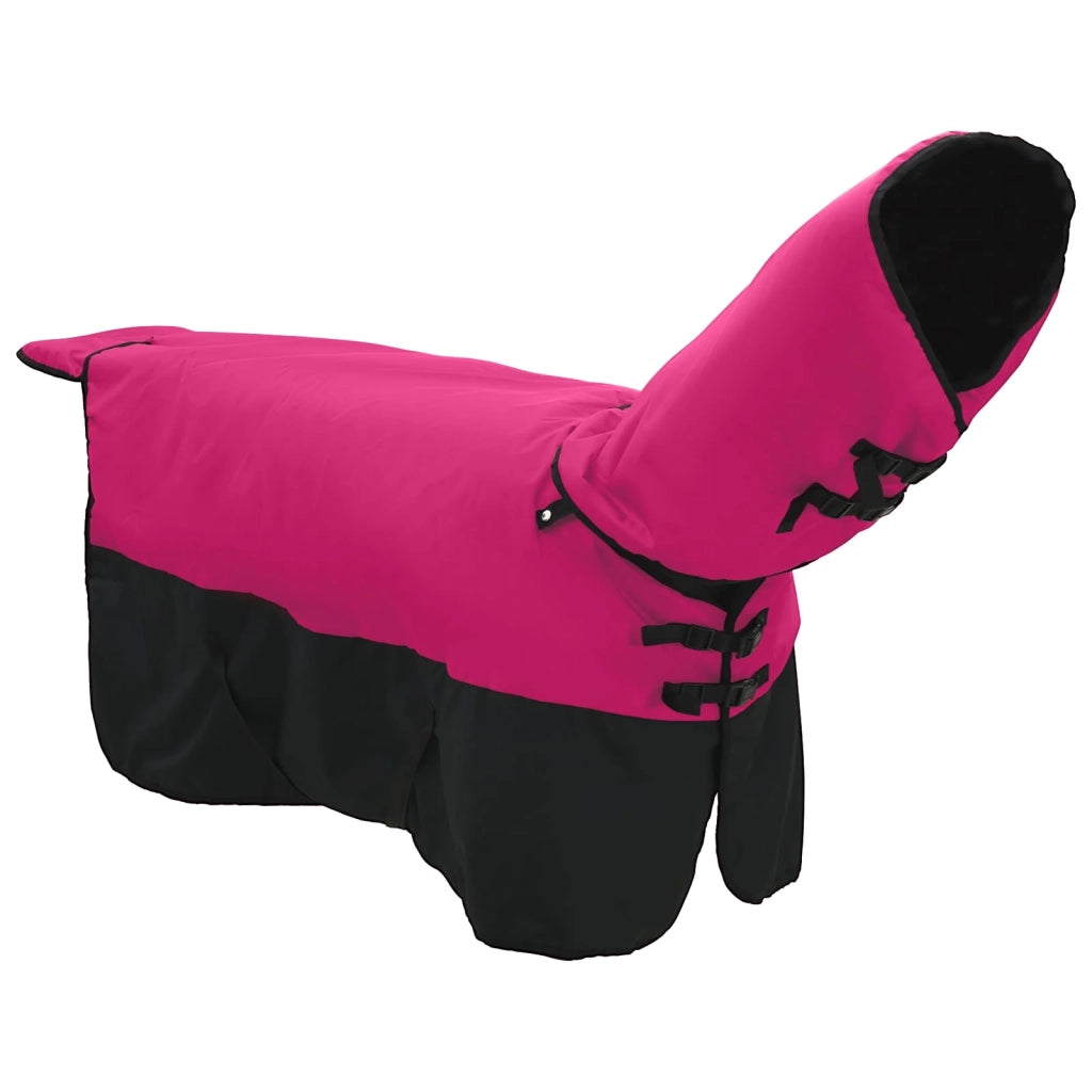 Coperta per Cavalli Rosa e Nero 105 cm Poliestere CFW6492731