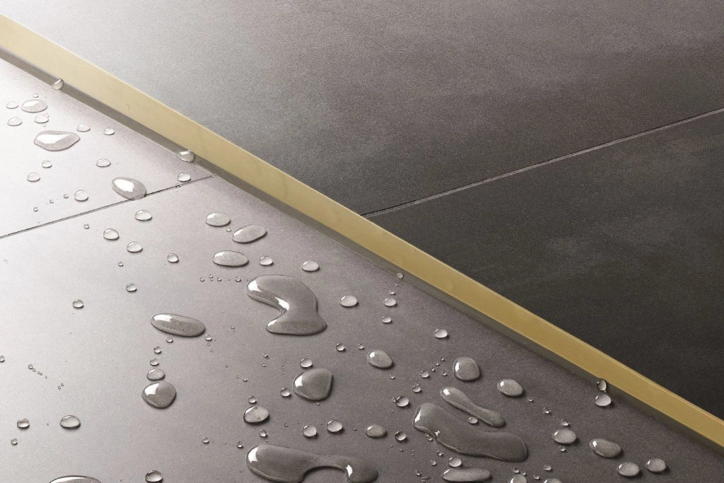 Profilo Doccia Pendenzato 100cm Gold destra