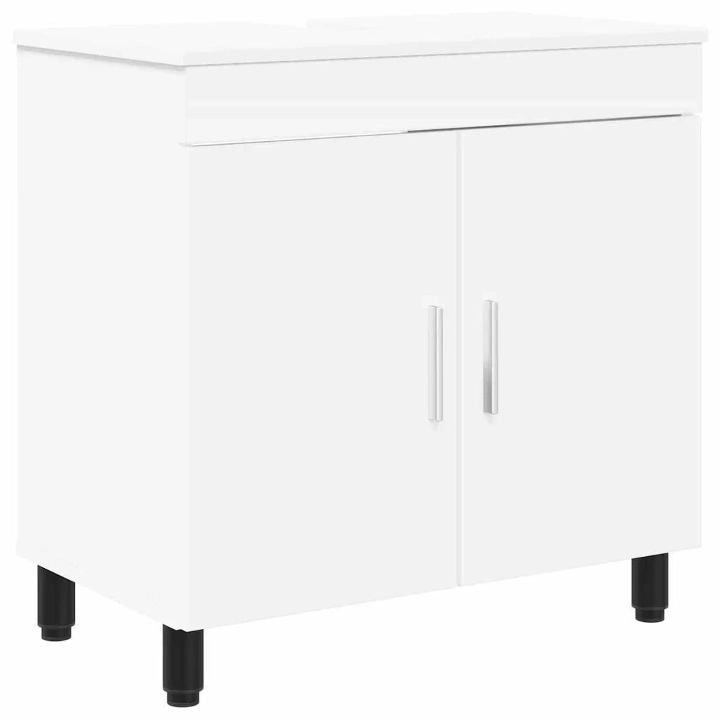 Mobiletto da bagno Bianco 60 x 35 x 60 cm Legno ingegnerizzato 889395