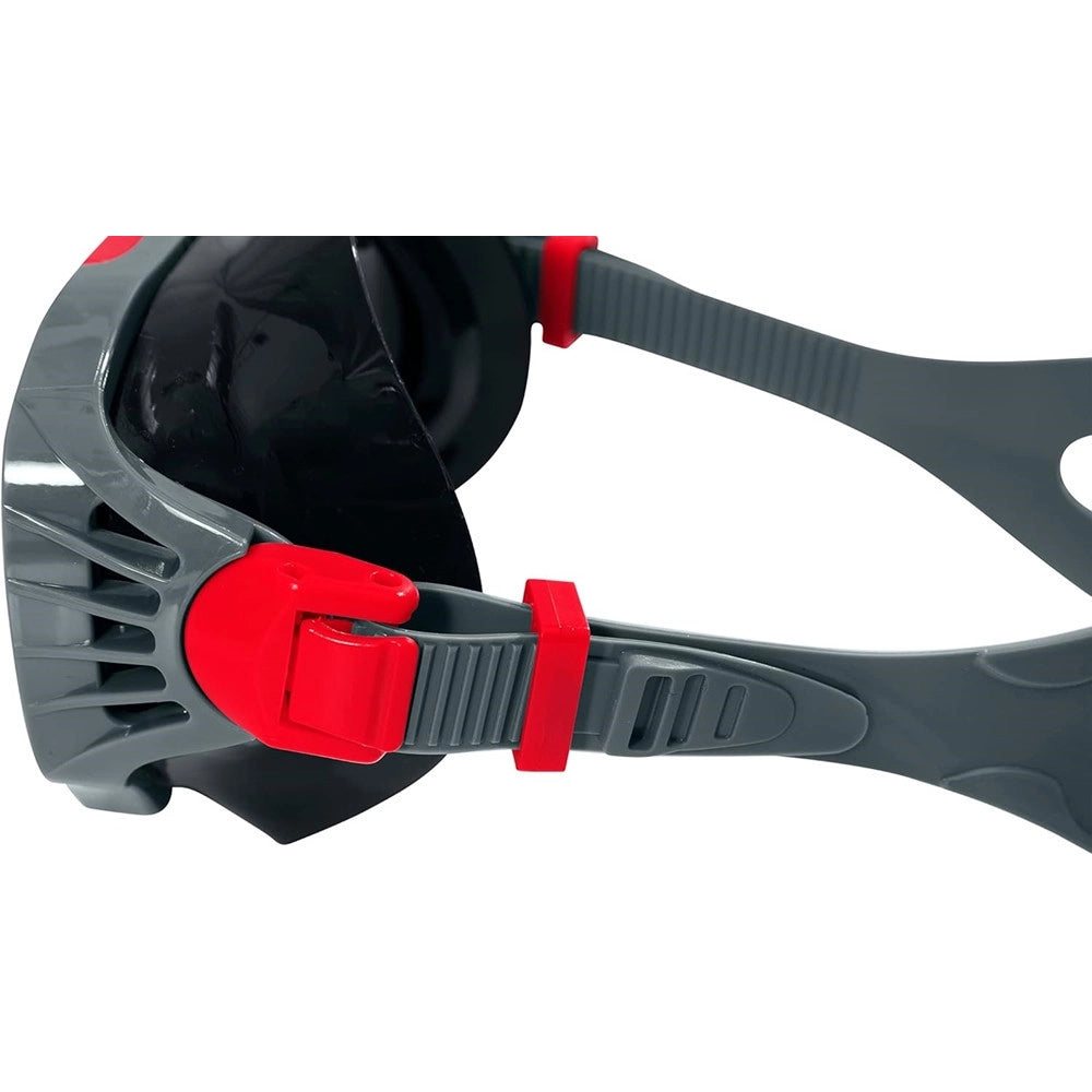 Trade Shop - Maschera Immersioni Crusader Pro Cinturino Silicone Regolabile 14+ Anni 3 Colori 22074 -
