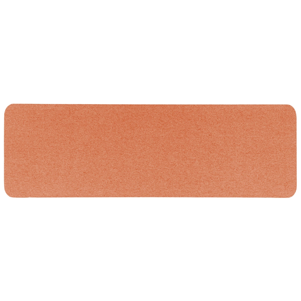 Pannello Divisorio Fonoassorbente per scrivania in PET rosso chiaro 130 x 40 cm tavolo ufficio