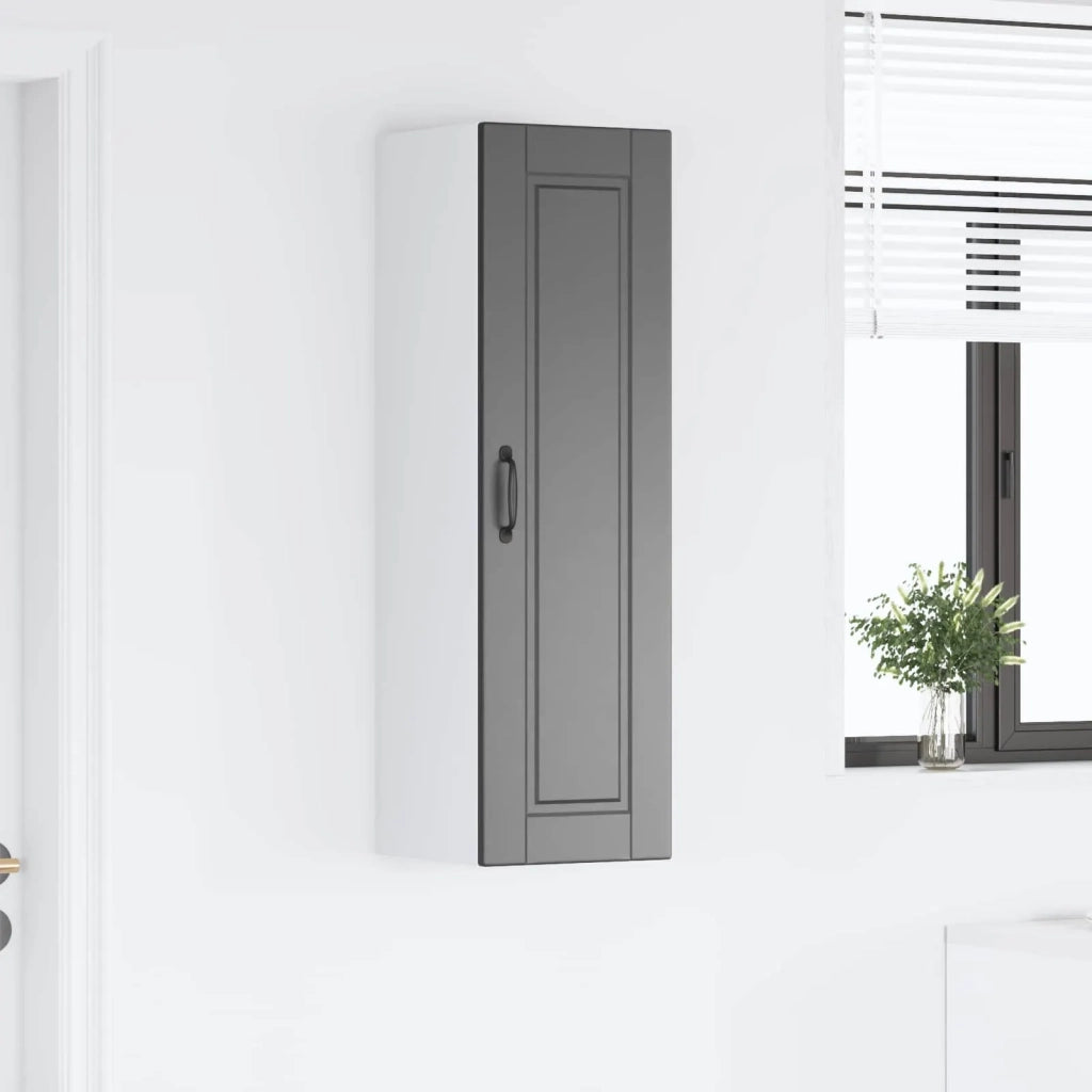 Armadietto a muro PORTO Nero 30 x 31 x 100 cm Legno multistrato 885456
