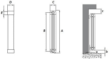 ELEMENTI  ALLUMINIO SIRA RUBINO int 800 pz 10