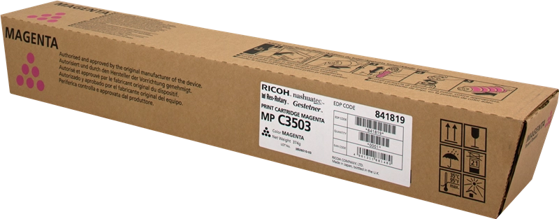 Ricoh 841819 cartuccia toner 1 pz Originale Magenta