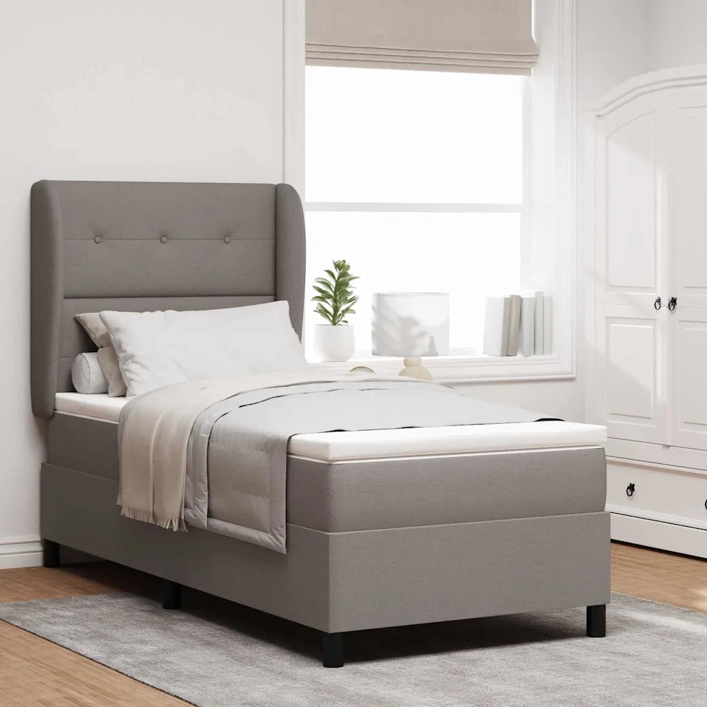 Letto a molle con materasso Talpa 100 x 200 cm Tessuto 3340554