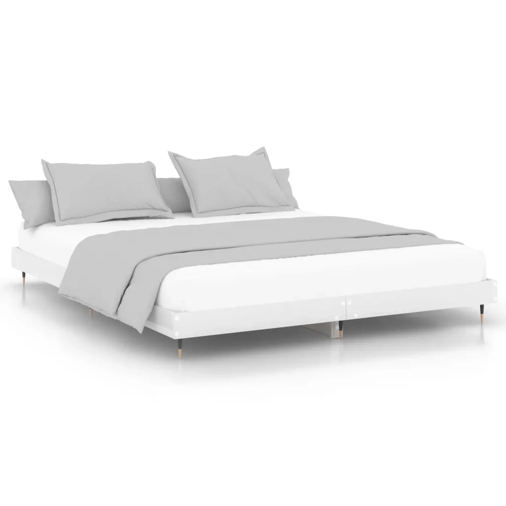 Giroletto Bianco Lucido 180x200 cm in Legno Multistrato 832119