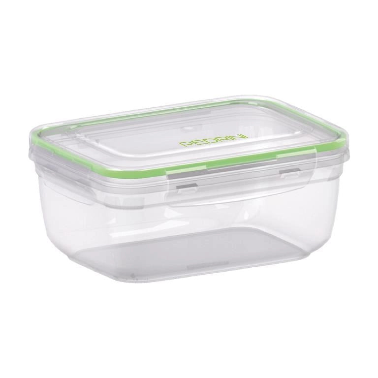 Contenitori Frigobox da Cucina Chiusura Ermetica Rettangolare 1400 ml Pedrini