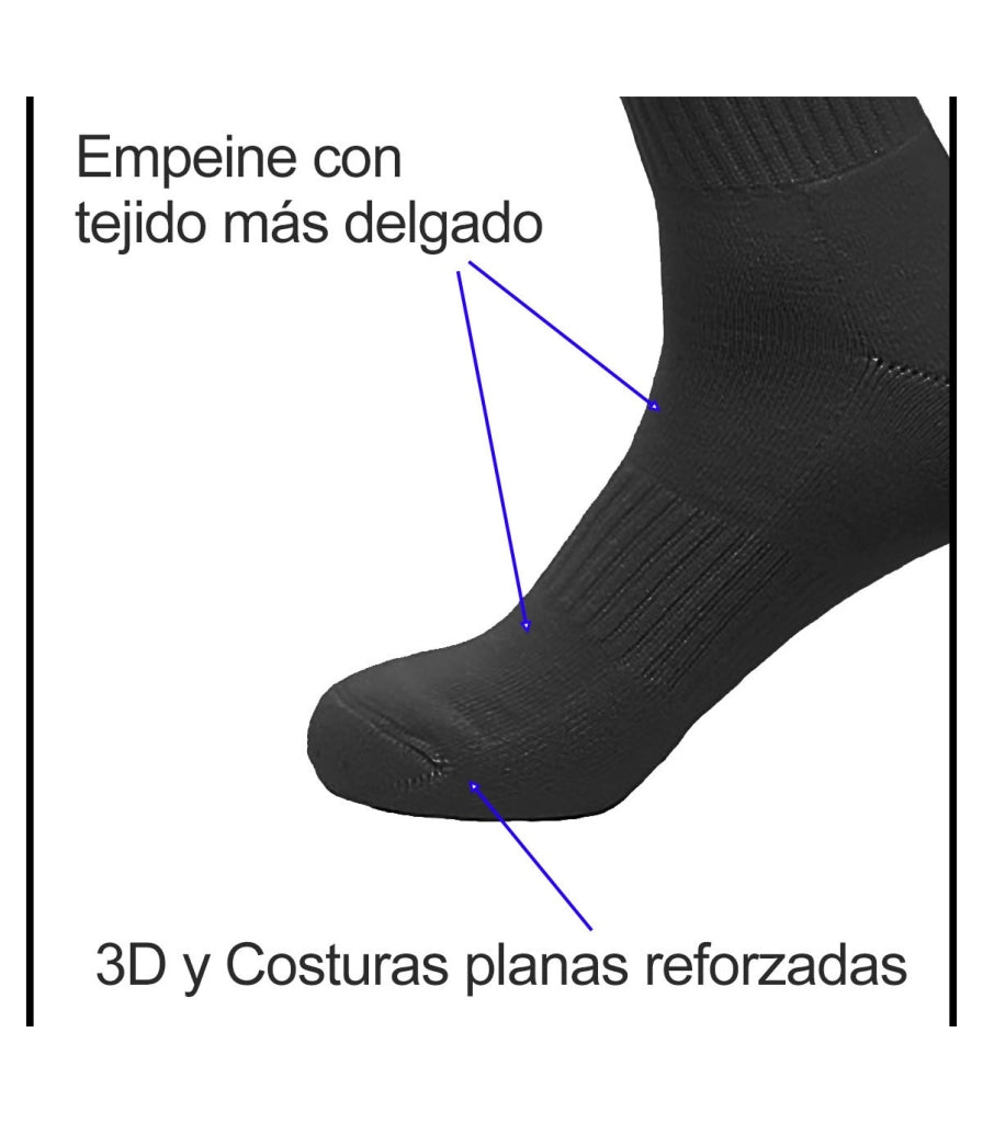 Calzini Eleganti Neri da Adulto | Cotone Traspirante per Tutto l'Anno | Base in Spugna | Taglia Unica 37–44 EU
