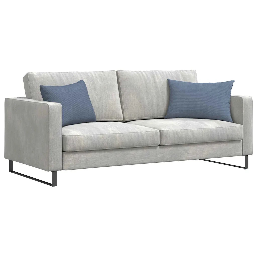 Cuscini da Divano 2 pcs Blu 60 x 40 cm Tessuto in Cords