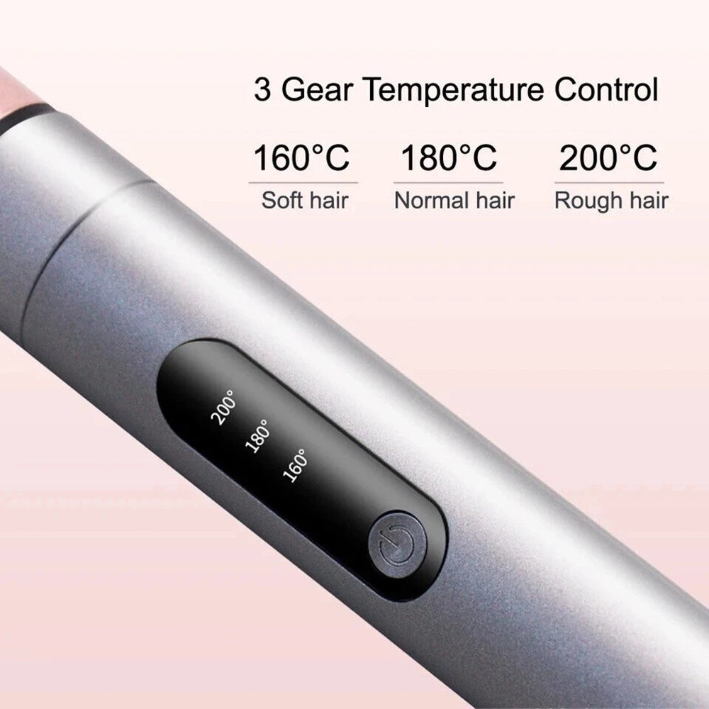 Trade Shop - Set Arricciacapelli 7in1 Ferro Professionale Intercambiabile Strumento Per Styling Capelli -