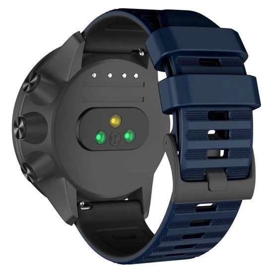 Cinturino orologio 24mm in silicone - Chiusura rapida - Cinturino per orologio da polso - Cinturino per orologio da polso sportivo - Duraturo - Leggero - Cinturino per orologio da polso intelligente
