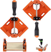 Set di 2 pezzi di viti a molla Heavy Duty in alluminio con becco regolabile a sfera - colore arancione