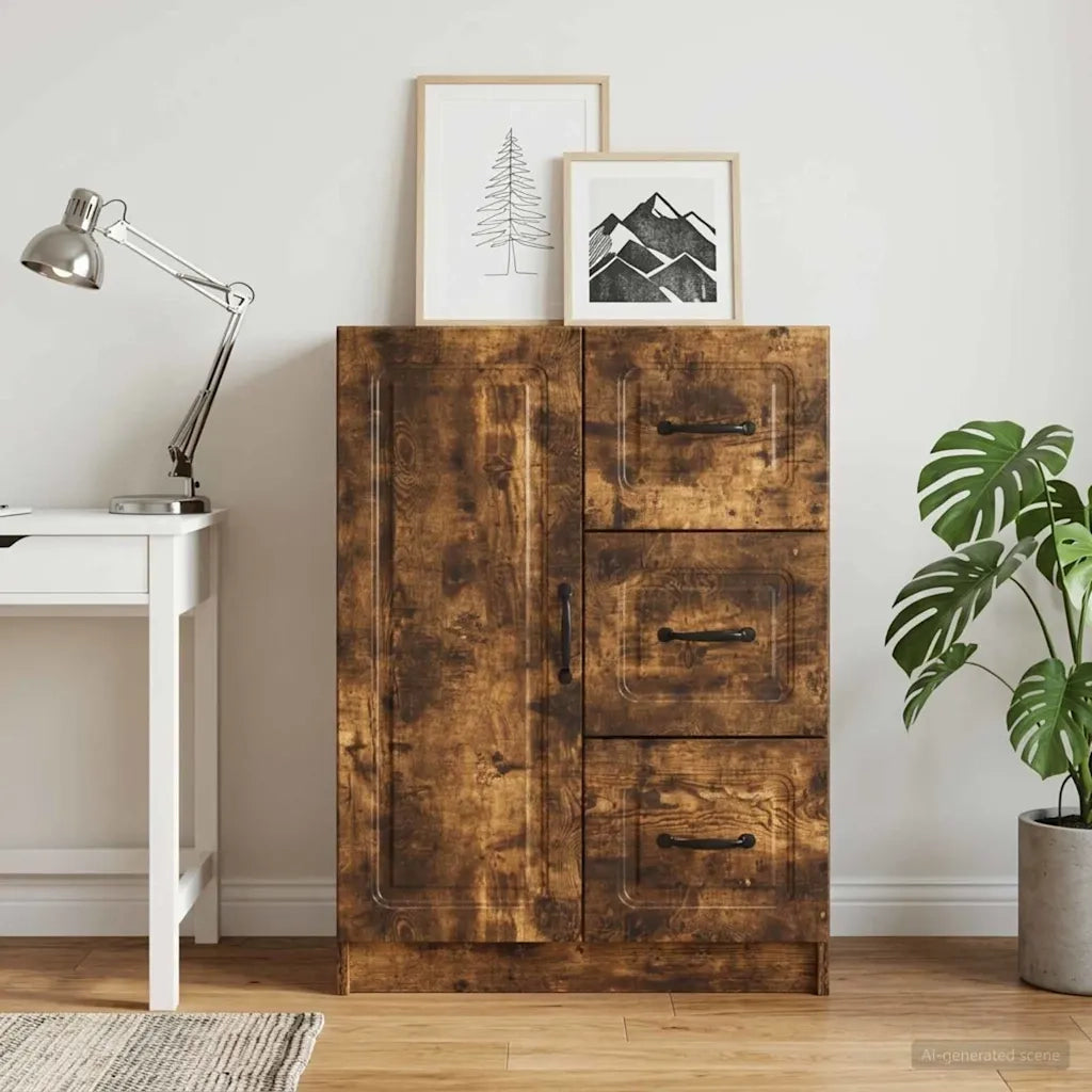 Credenza Rovere Fumo 66 x 34,5 x 87 cm Legno ingegnerizzato 895780