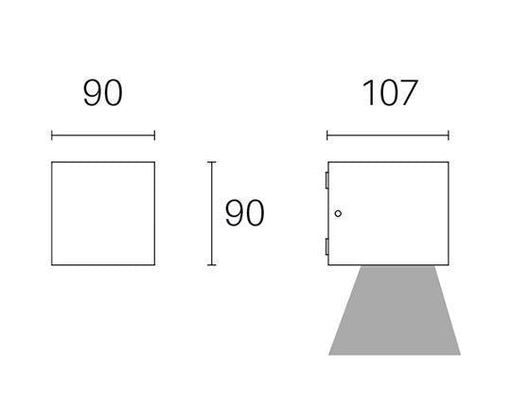 Applique da Esterno a LED 6W 3000K Sovil Grigio
