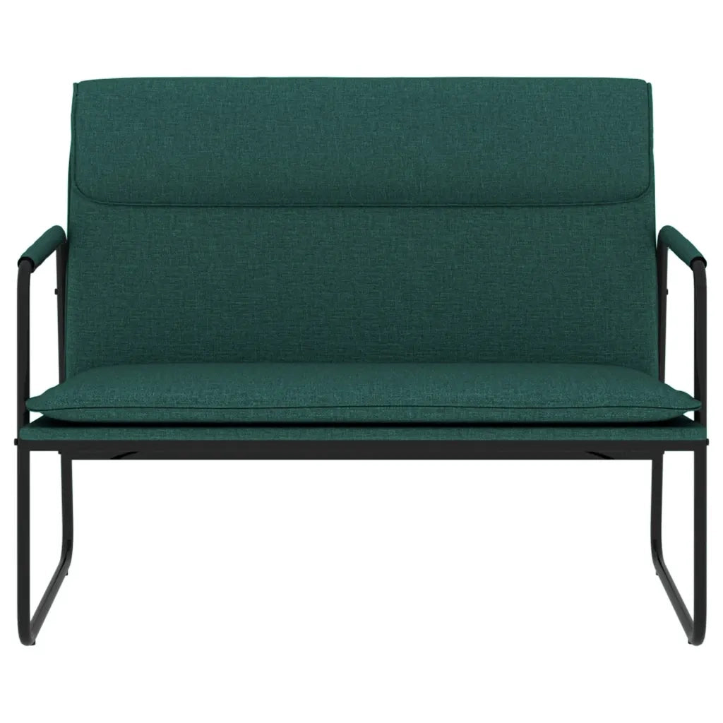 vidaXL Panca Verde Scuro 100x64x80 cm in Tessuto