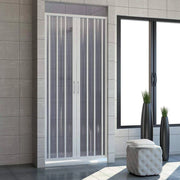 Box doccia mod. Venere 110x H185 cm in pvc a soffietto centrale