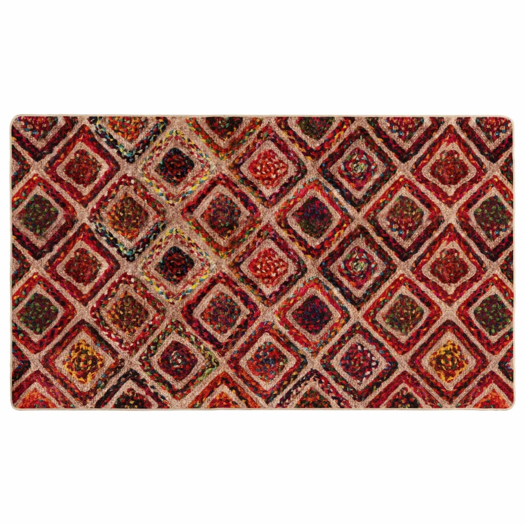 Runner Tappeto MARSA Multicolore 80 x 100 cm Poliestere e PVC 42023264