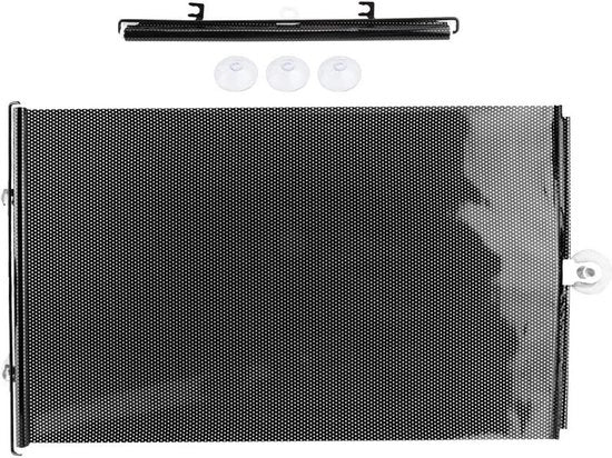 Ombrellone autoportante per tenda da sole in PVC 40 * 60cm - Alta qualità ombrellone - Parasole nero per parabrezza - Protezione solare - Tenda per finestra laterale .