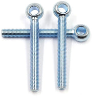 Viti a molla per serraggio M8 x 70 mm - 4 pezzi - Acciaio inossidabile zincato - Vite a filo completo - Facile da installare - Riciclabile - Viti di supporto