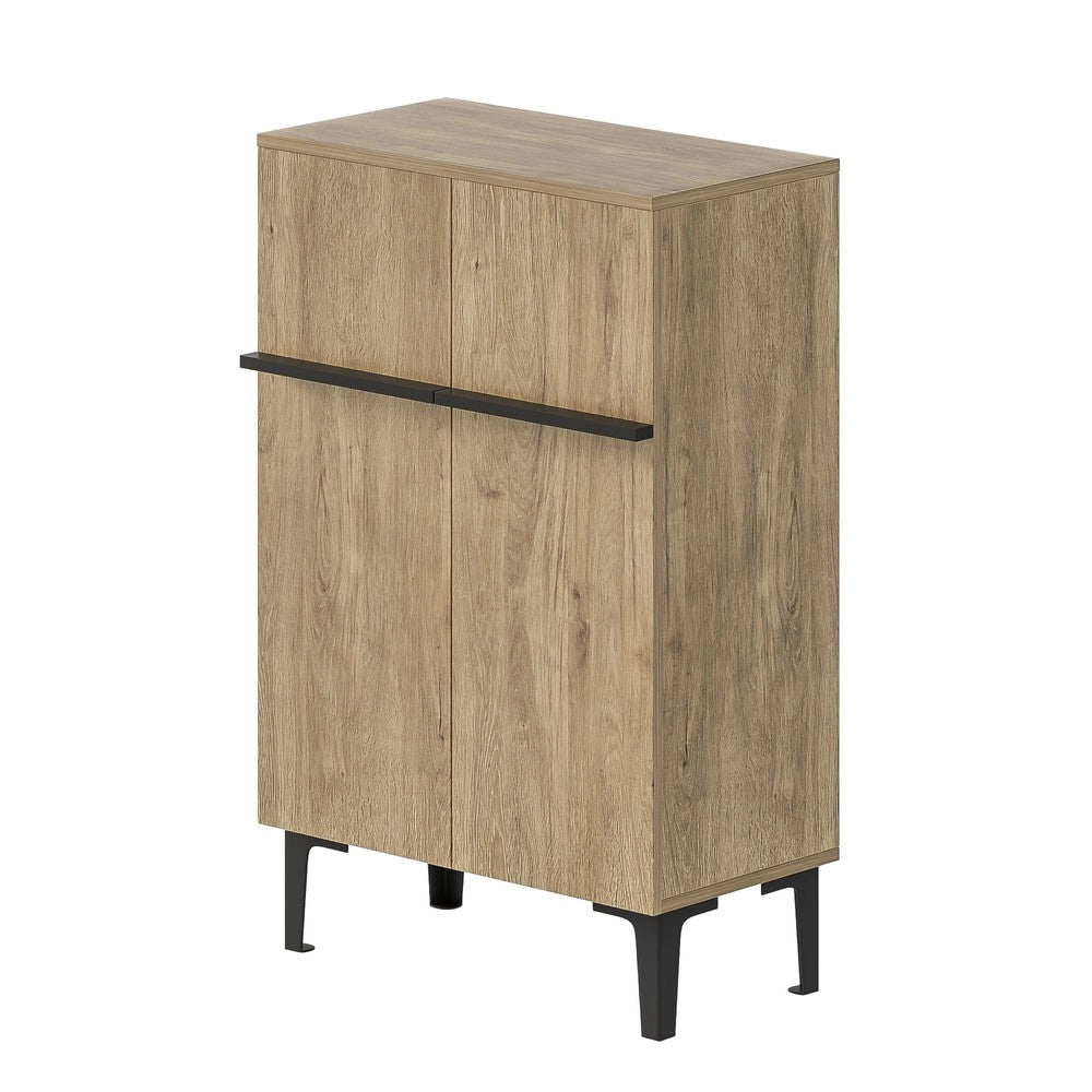 Scarpiera con Ante e Ripiani Regolabili ¨C MINIMAL ¨C Bianca, Salvaspazio, 95x60x34,5 cm