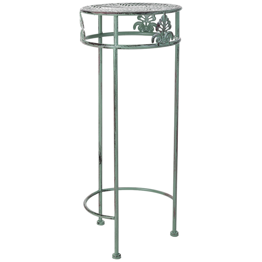 Supporto vasi verde 3 pezzi 28x28x69-24x24x59-20x20x49h cm
