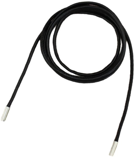 Cinturino per donna 150 cm - Cinturino intrecciato - Cinturino con rivestimento PU e lega - Cinturino elastico per donna - Cinturino decorativo per donne - 0,5 cm di larghezza