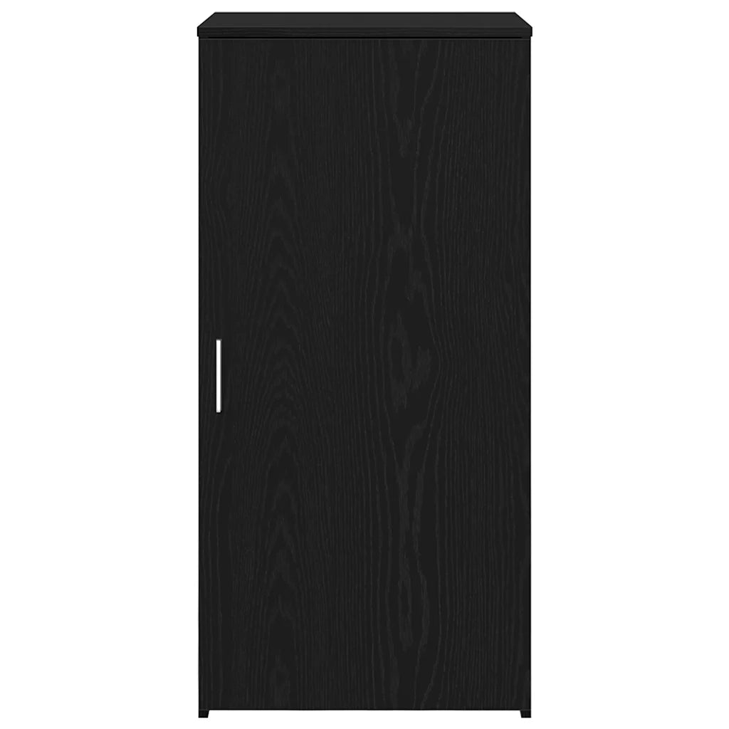 Mobiletto portaoggetti Nero 50x45x103,5 cm in Legno ingegnerizzato 859043